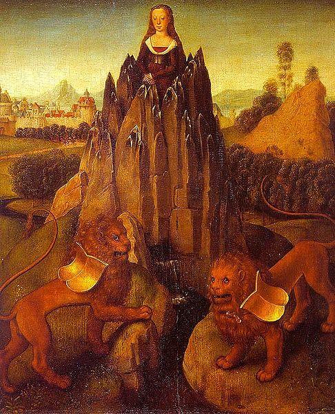 Hans Memling Allegory of Chastity Sweden oil painting art